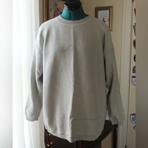 Aerie Oversized Ribbed Sweatshirt